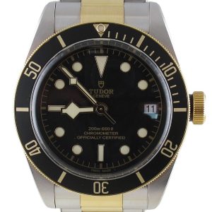 Pre-Owned Tudor 41MM Black Bay (2021) Two Tone Watch Model 79733N
