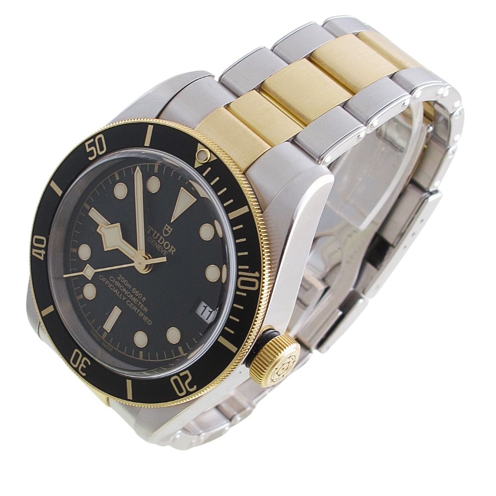 Pre-Owned Tudor 41MM Black Bay (2021) Two Tone Watch Model 79733N Left
