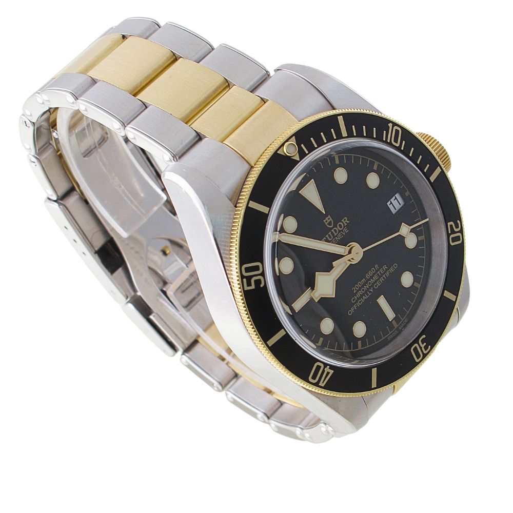 Pre-Owned Tudor 41MM Black Bay (2021) Two Tone Watch Model 79733N Right