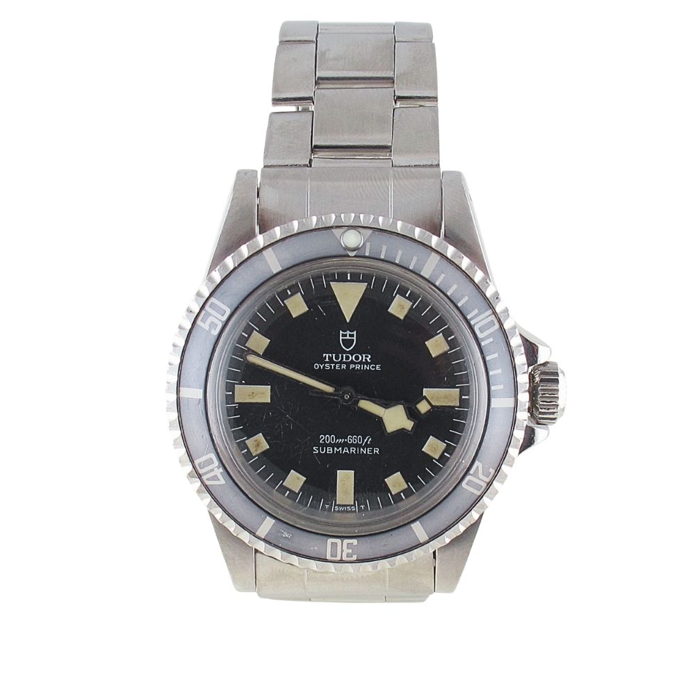 Pre-Owned Vintage Tudor Submariner Snowflake 40MM (1979) Stainless Steel Model 94010 Front