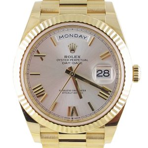 Pre-owned Like New Rolex 40mm Day-Date Presidential (2023) 18k Yellow Gold 228238