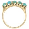 Victorian Era Turquoise Band Ring 14K Gold profile