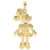 Vintage Articulated Minnie Mouse Disney Pendant 18K Gold