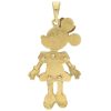 Vintage Articulated Minnie Mouse Disney Pendant 18K Gold back