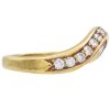 0.55ctw Ruby & Diamond Wave Band Ring 18K Gold side