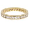 1.12ctw Diamond Eternity Band Ring 18K Gold front and inside