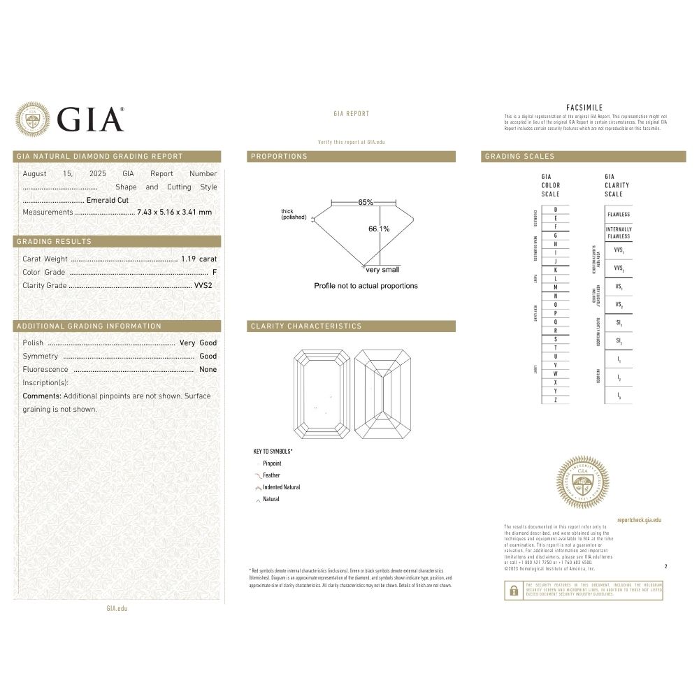 1.19ct Emerald Cut Diamond & Sapphire Edwardian Ring GIA 18K Gold & Platinum GIA Report 1.19ct Emerald Cut Diamond & Sapphire Edwardian Ring GIA 18K Gold & Platinum GIA Report