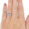 1.48ct Natural Ceylon Sapphire Solitaire Ring 14K GIA Certified Modeled