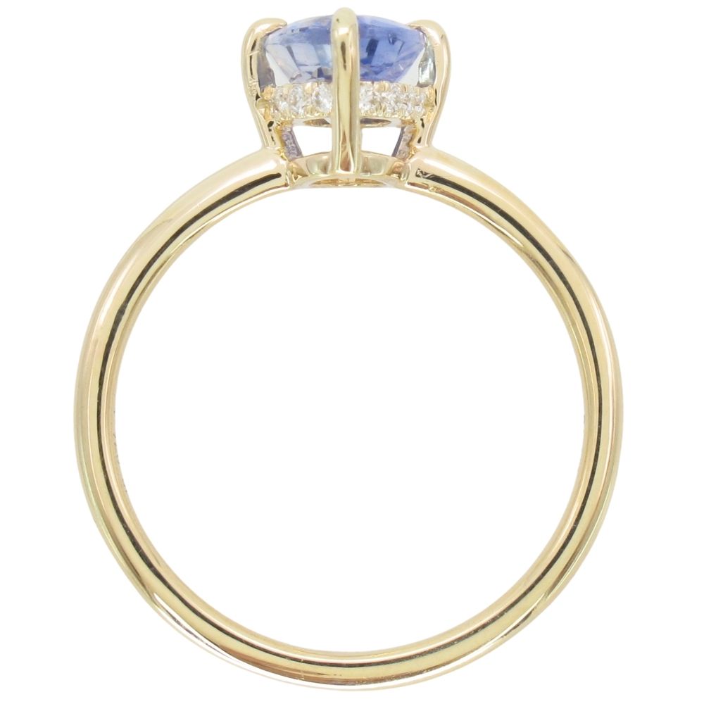 1.48ct Natural Ceylon Sapphire Solitaire Ring 14K GIA Certified Profile 1.48ct Natural Ceylon Sapphire Solitaire Ring 14K GIA Certified Profile