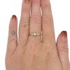 .15ct Solitaire Old Mine Cut Buttercup Victorian Ring 14K Yellow Gold Modeled