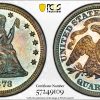 Proof 1873 Seated Liberty Quarter PR65 PCGS