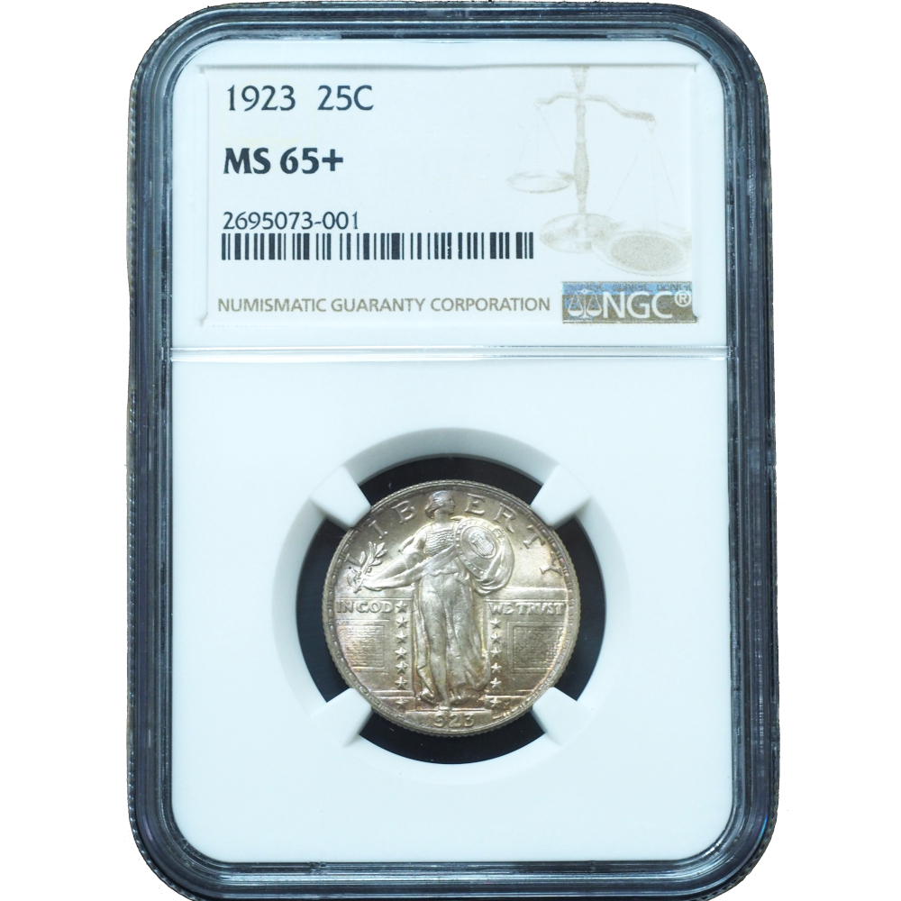 1923 Standing Liberty Quarter MS65+ NGC (1) 1923 Standing Liberty Quarter MS65+ NGC