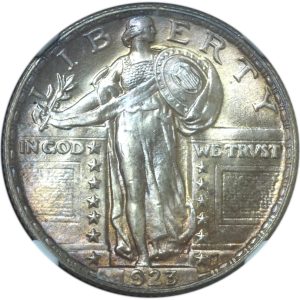 1923 Standing Liberty Quarter MS65+ NGC