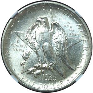 1935 Texas Commemorative Half Dollar MS67+ NGC