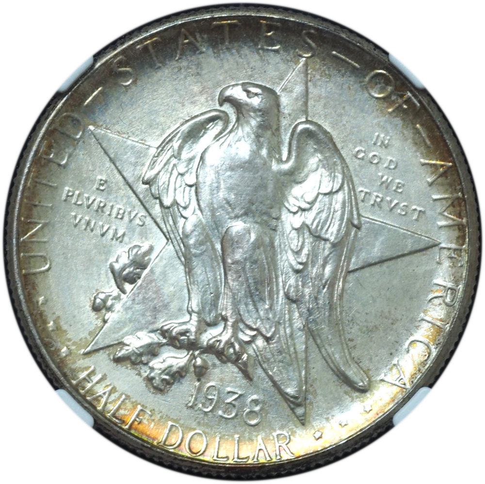 1938 Texas Commemorative Half Dollar MS67+ NGC (1) 1938 Texas Commemorative Half Dollar MS67+ NGC
