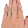 2.31ct Ceylon Sapphire Bezel Set Ring 14K Yellow Gold Gia Certified Modeled