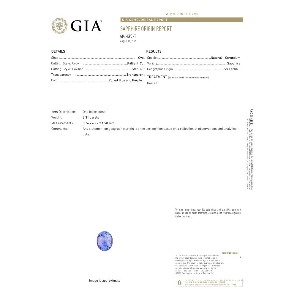 2.31ct Ceylon Sapphire Bezel Set Ring 14K Yellow Gold Gia Certified Report 2.31ct Ceylon Sapphire Bezel Set Ring 14K Yellow Gold Gia Certified Report