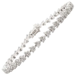 2.52ctw Diamond Tennis Bracelet 14K White Gold