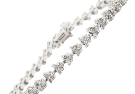 2.52ctw Diamond Tennis Bracelet 14K White Gold