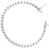 2.52ctw Diamond Tennis Bracelet 14K White Gold back