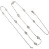 4.06ctw Marquise Diamond Station Necklace 14k White Gold Layout (2)