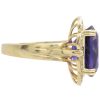 5.12ctw Amethyst Ring with White Sapphire Accents 10K Gold side