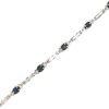 5.18ctw Sapphire Sport Bracelet 14K White Gold back