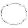 5.18ctw Sapphire Sport Bracelet 14K White Gold side