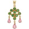 5.62ctw Tourmaline Pendant 14K Gold front