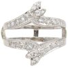 .50ctw Diamond Solitaire Enhancer ring 14K White Gold Front