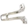 .50ctw Diamond Solitaire Enhancer ring 14K White Gold Side
