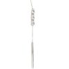 .63ctw Diamond Lariat Slide Necklace 18K White Gold Side