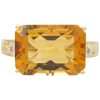 7.38ctw Citrine Ring 14K Gold