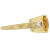 7.38ctw Citrine Ring 14K Gold side