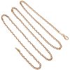 Cable Link Chain Necklace 14K Gold 20 Length full