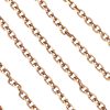 Cable Link Chain Necklace 14K Gold 20 Length links