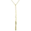 Ippolita 0.95ctw Diamond Stardust Squiggle Stick Necklace 18K Gold back