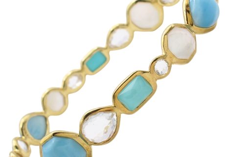 Ippolita Rock Candy Multi-Gemstone Bangle Bracelet 18K Gold