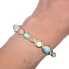 Ippolita Rock Candy Multi-Gemstone Bangle Bracelet 18K Gold worn