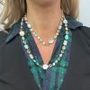 Ippolita Rock Candy Multi-Gemstone Necklace 18K Gold worn doubled
