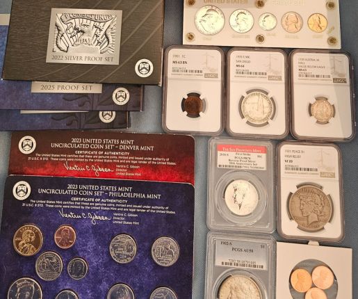 Large Coin collection buyers Arnold Jewelers