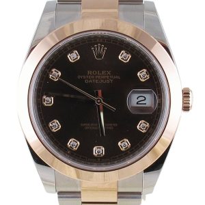 New Unworn Rolex 41MM Rose Gold And Stainless Steel Datejust (2025) Model 126301