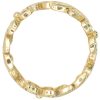 Ornate Floral Eternity Band Ring 14K Gold profile
