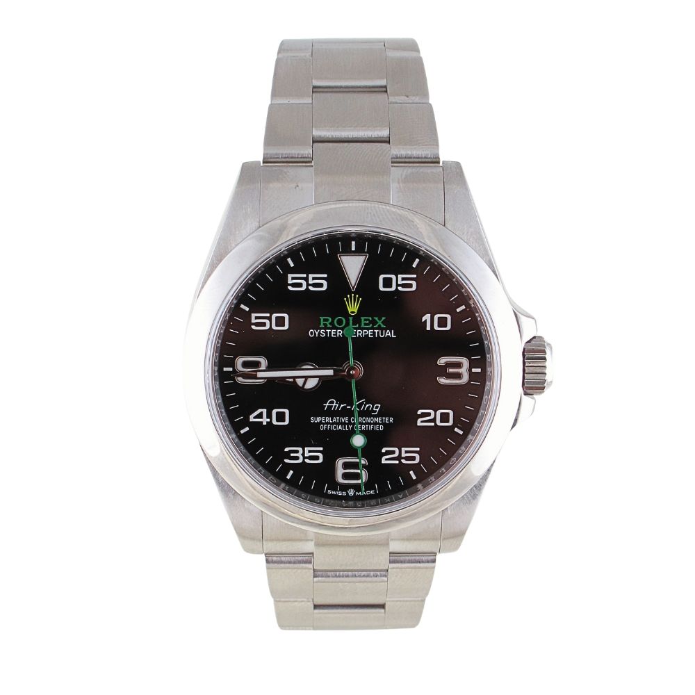 Pre-Owned Like New Rolex 40MM Air King (2023) Stainless Steel#126900 Front