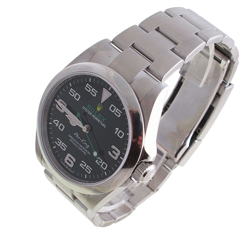 Pre-Owned Like New Rolex 40MM Air King (2023) Stainless Steel#126900 Left