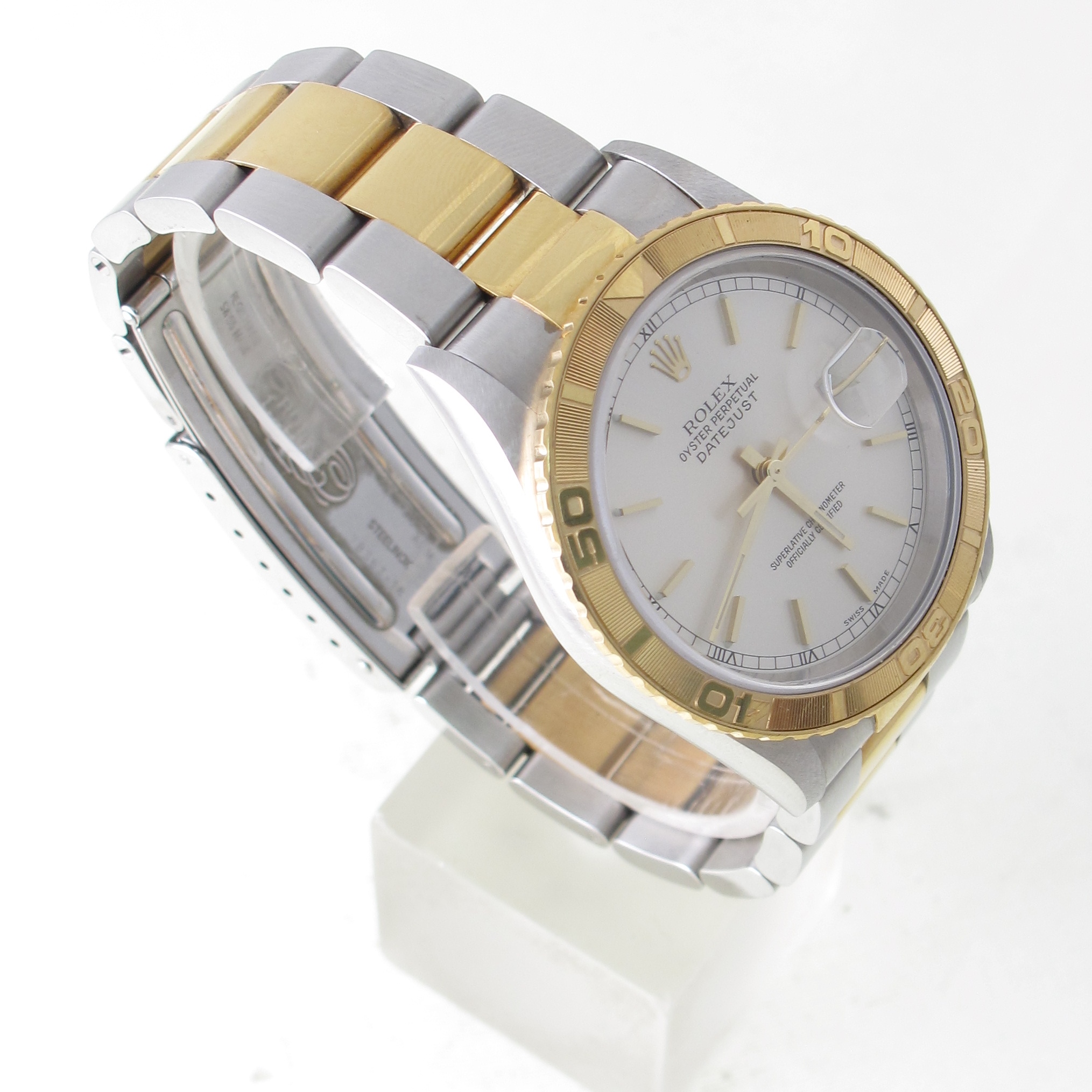 Pre-Owned Rolex 36MM Two Tone Datejust Thunderbird (2001) 16263 right