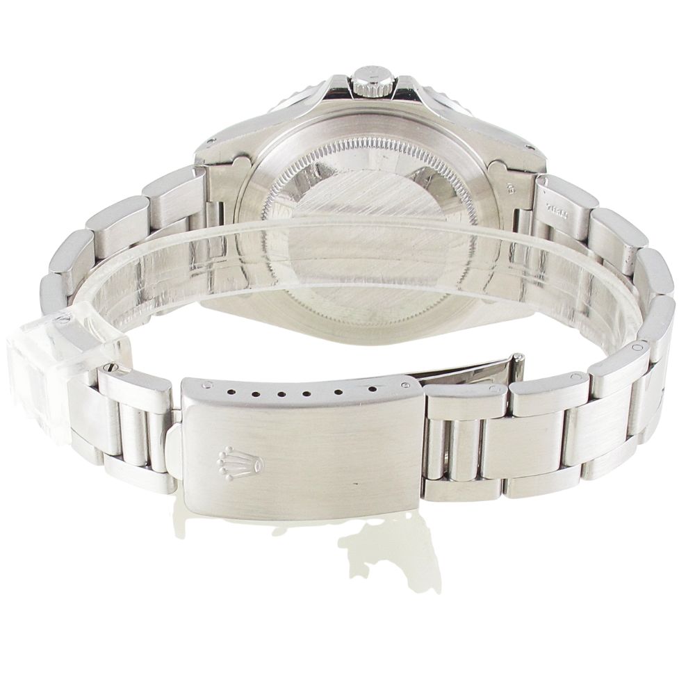 Pre-Owned Rolex 40MM GMT Master II Coke (1993) Stainless Steel Model 16710 back