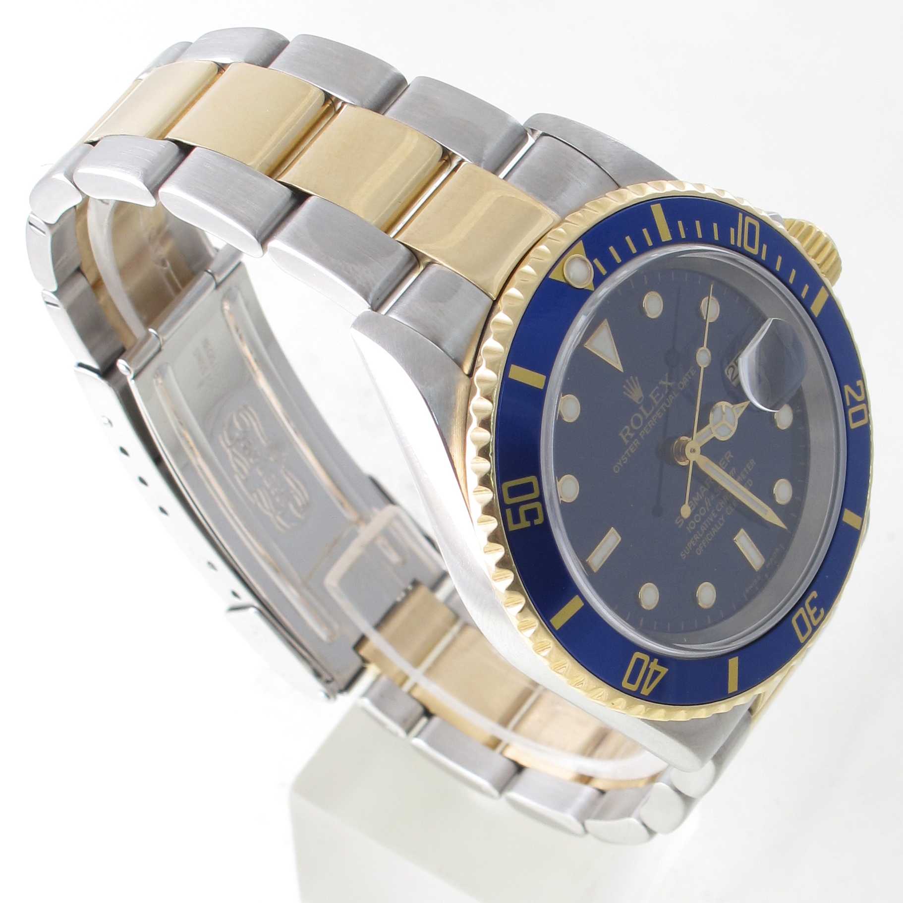 Pre-Owned Rolex 40MM Two Tone Submariner (2003) Model 16613 Right