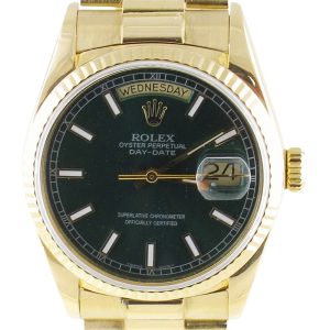 Pre-owned Rolex 36mm Day-Date Presidential (1987) 18k Yellow Gold 18038