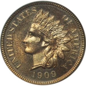 Proof 1909 Indian Head Cent PR65RB PCGS CAC